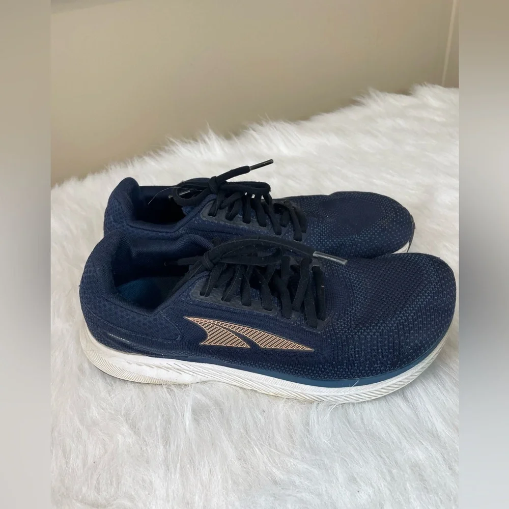 Navy Blue Athletic Sneakers